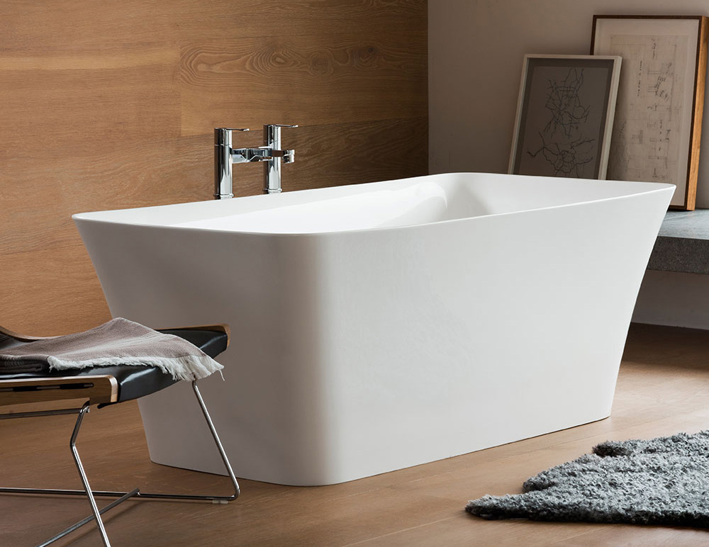 Image of modern freestanding bath