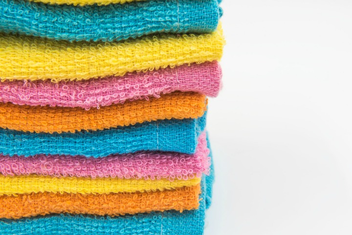 Stack of Bathroom Towels