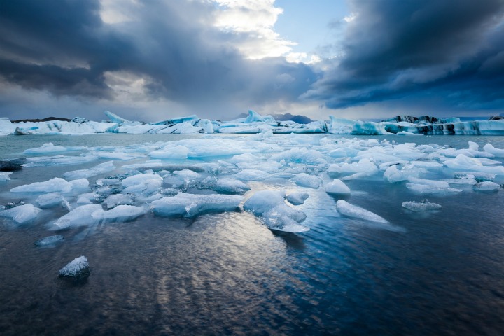 polar ice melting