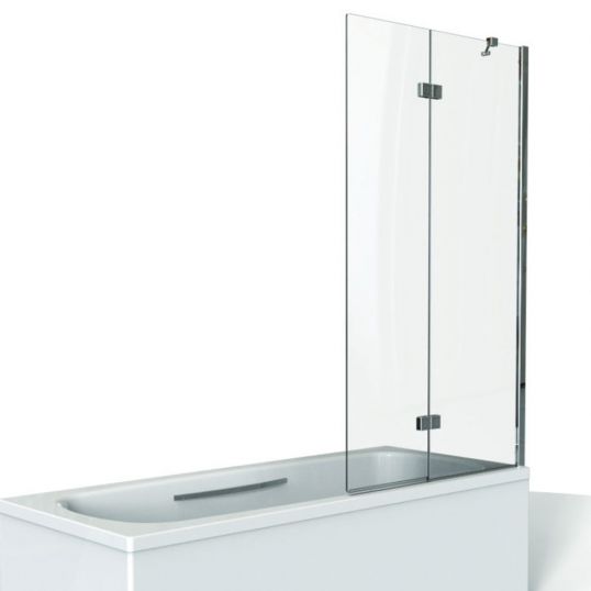 Kudos Duo Two Panel InFold Bath Screen Right 6mm Soakology