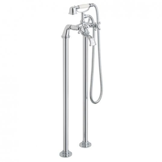 Vado Victoriana Floor Mounted Bath Shower Mixer Tap Soakology