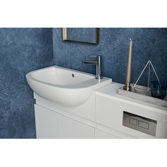 Semi Recessed Bathroom Vanity Units
